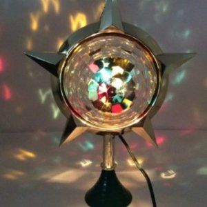 "Vintage Bradford Celestial Light Star Tree Topper with Original Box - SEE VIDEO